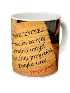 Kubek z dedykacją na dzień nauczyciela