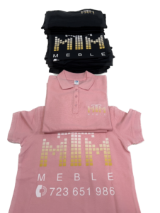 Pola z wykonanym nadrukiem klienta